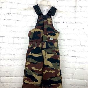 Walls Workwear Thick Camo Army Print Green Fatigue Coveralls Boy 4/5 (Item #385)